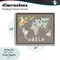 Stupell Industries Kid's Map Of World Brown Floating Frame, design by Carla Daly